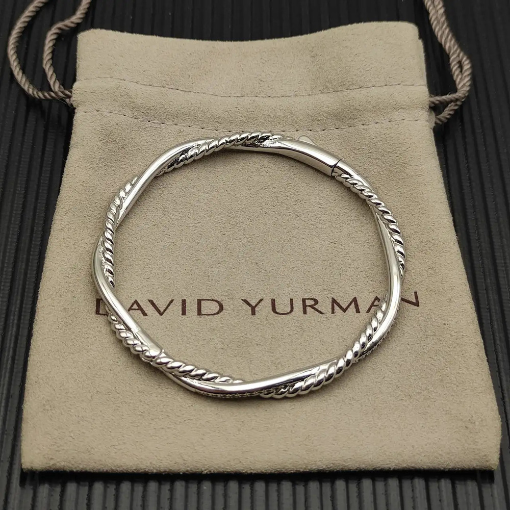 David Yurman 4.4mm Silver Small Infinity Bracelet